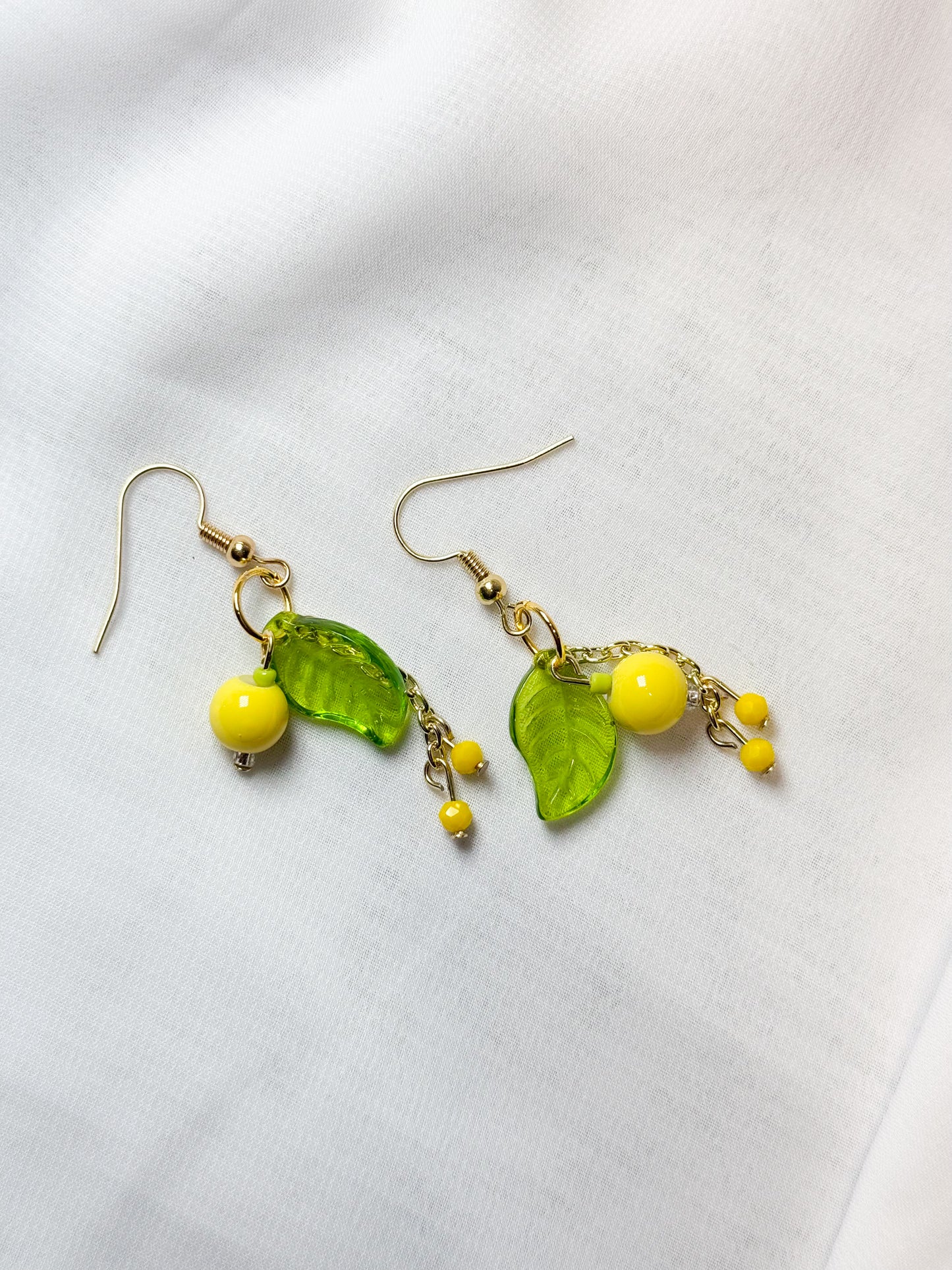 Lemon Dangle Earrings