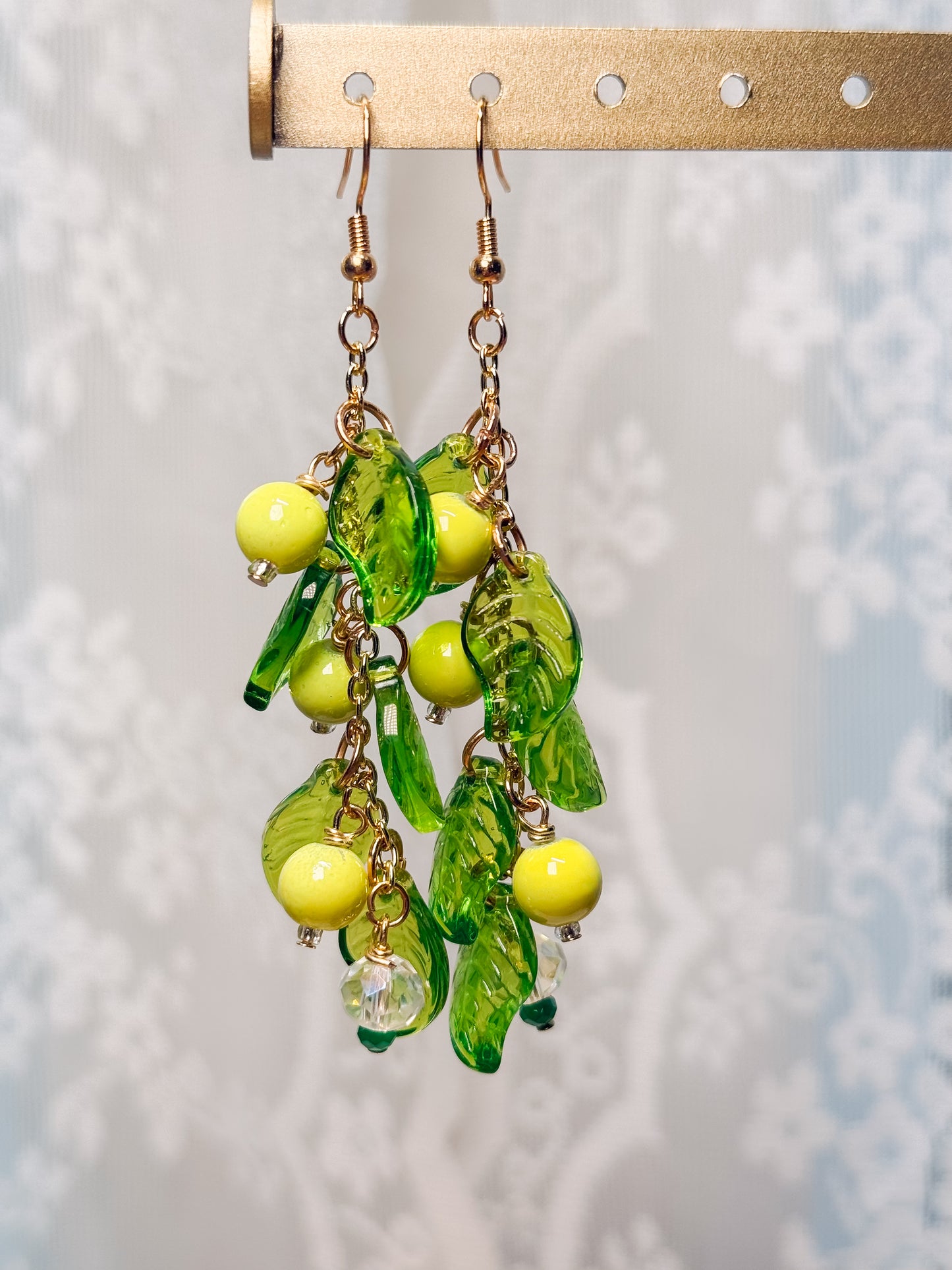 Lime Dangle Earrings