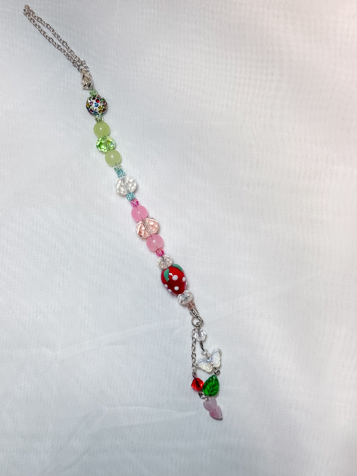Strawberry Suncatcher Car Charm