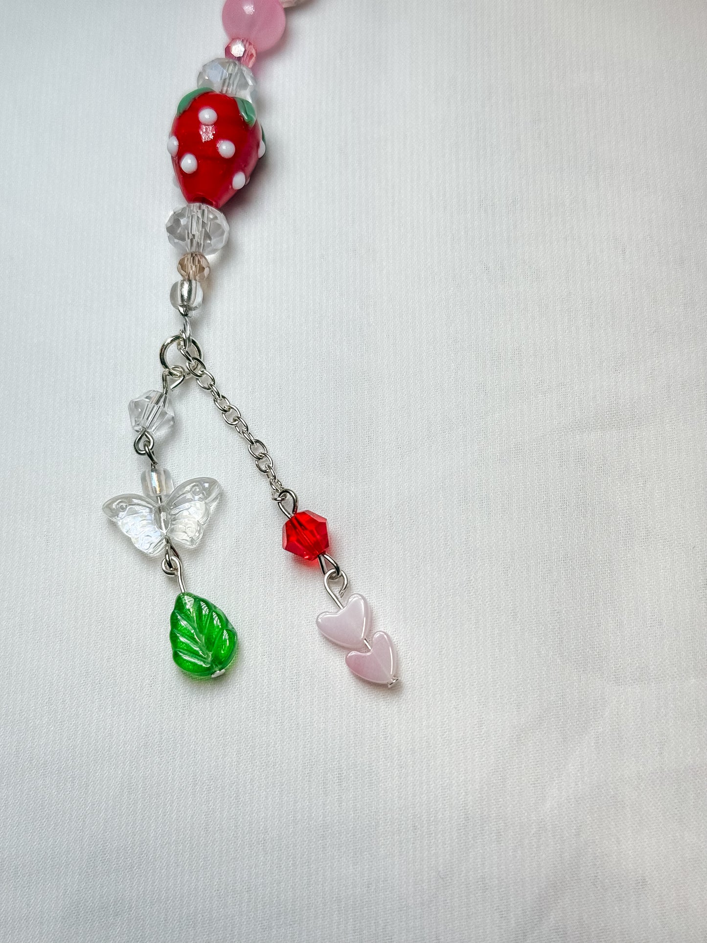 Strawberry Suncatcher Car Charm