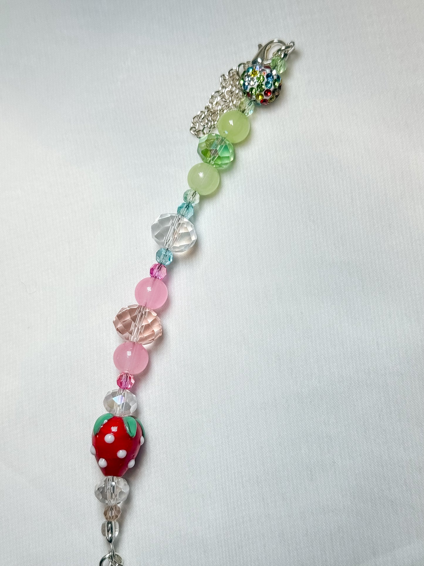 Strawberry Suncatcher Car Charm